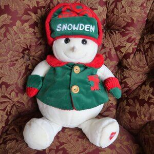 Vintage 1998 Snowden Jumbo plush from Target 24" Tall Hat and Vest 90s nostalgia